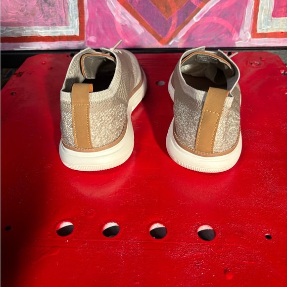 Stylish Beige Knit Oxfords for Men - Picture 4 of 8